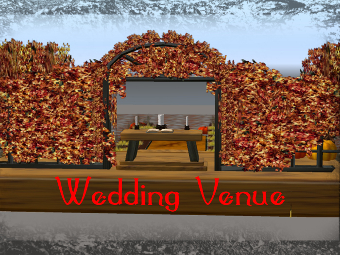 Second Life Marketplace Simple Elegance Wedding Venue Autumn Wedding